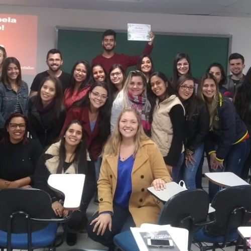 palestra sobre saúde mental, rotina de estudos e trabalho